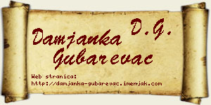 Damjanka Gubarevac vizit kartica